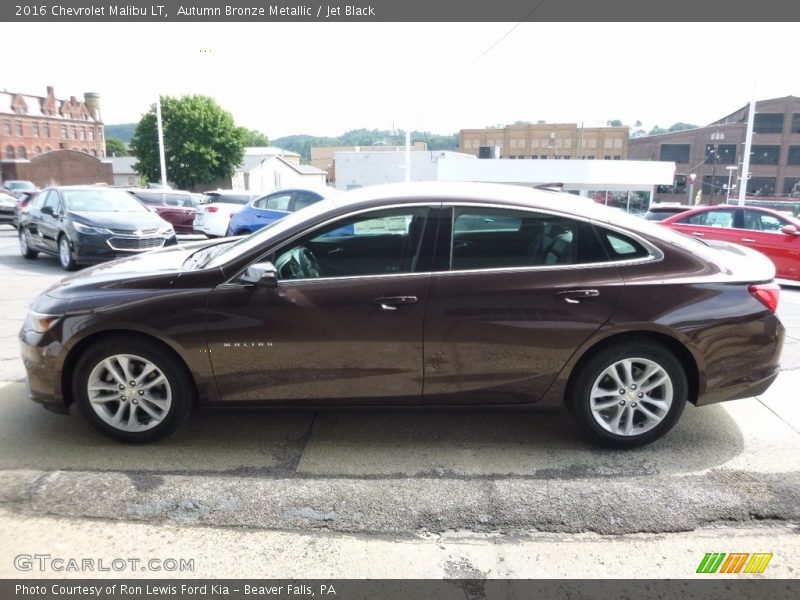 Autumn Bronze Metallic / Jet Black 2016 Chevrolet Malibu LT