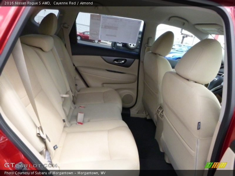 Cayenne Red / Almond 2016 Nissan Rogue S AWD