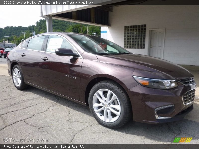 Autumn Bronze Metallic / Jet Black 2016 Chevrolet Malibu LT