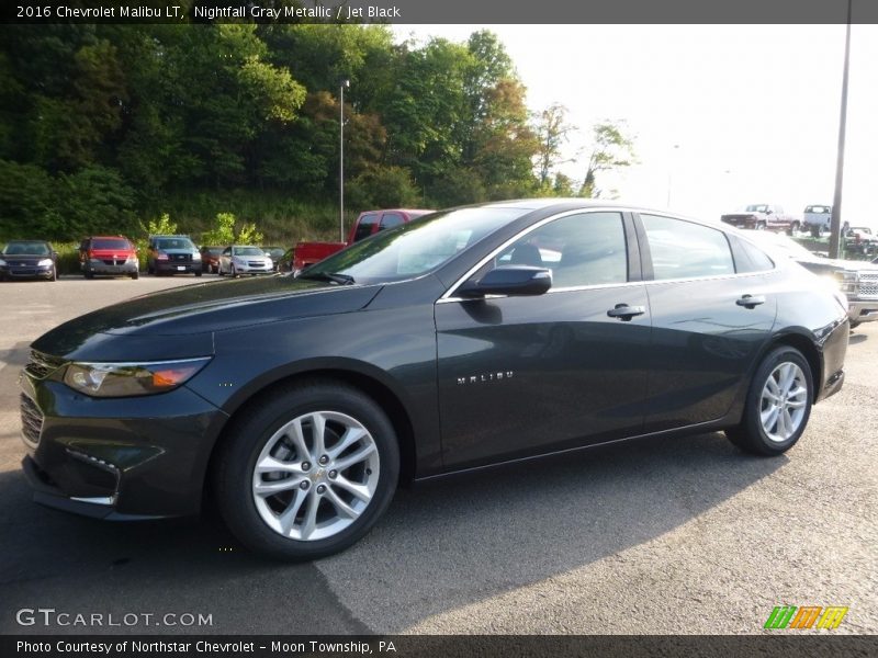 Nightfall Gray Metallic / Jet Black 2016 Chevrolet Malibu LT