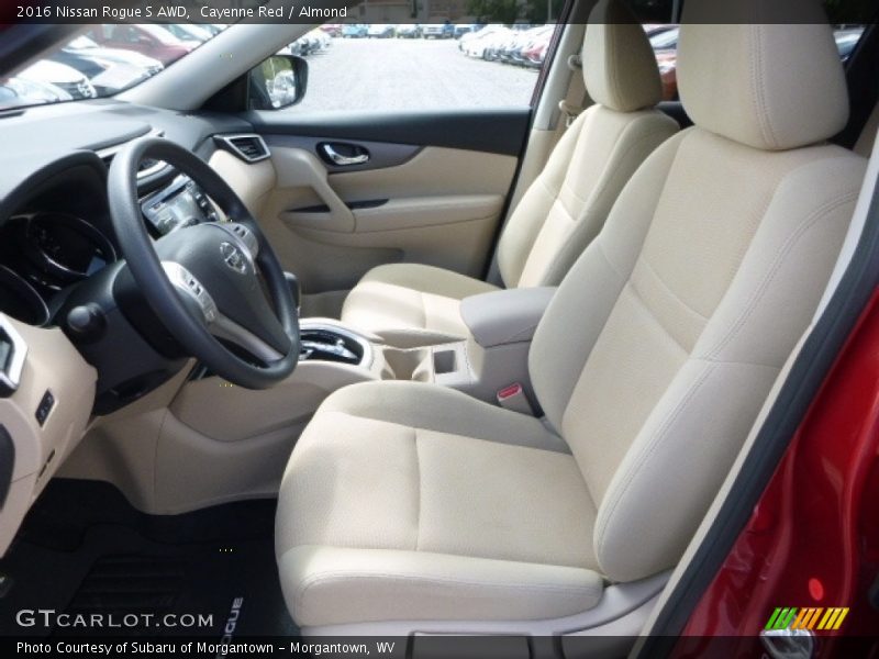 Cayenne Red / Almond 2016 Nissan Rogue S AWD