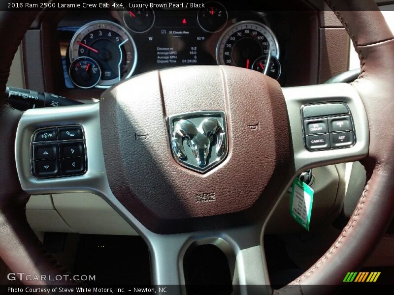 Luxury Brown Pearl / Black 2016 Ram 2500 Laramie Crew Cab 4x4