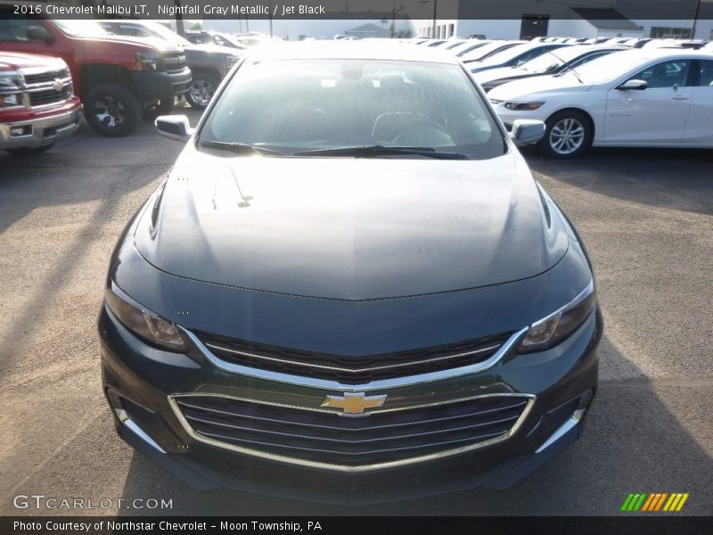 Nightfall Gray Metallic / Jet Black 2016 Chevrolet Malibu LT