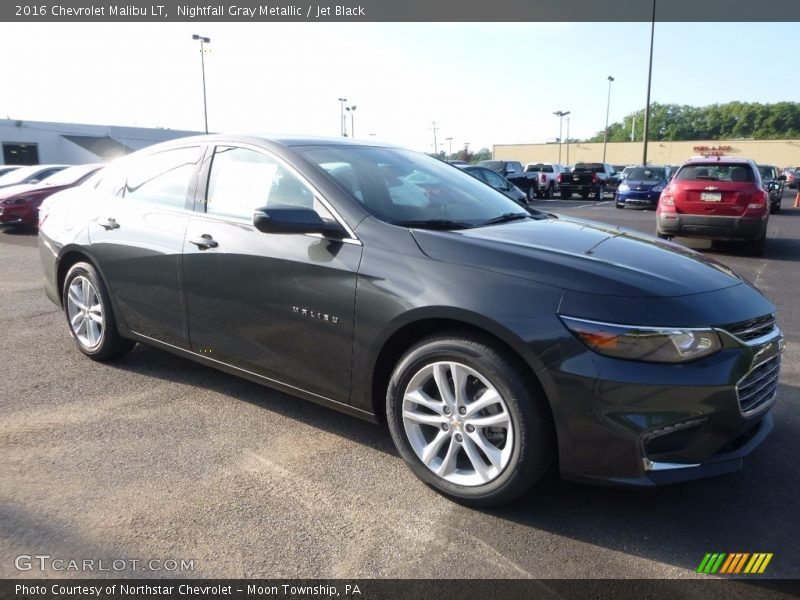 Nightfall Gray Metallic / Jet Black 2016 Chevrolet Malibu LT