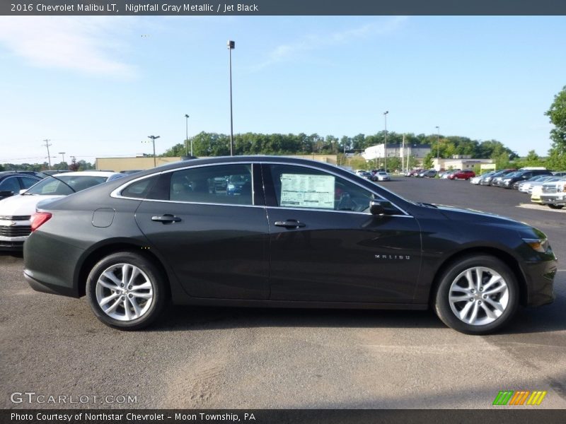 Nightfall Gray Metallic / Jet Black 2016 Chevrolet Malibu LT