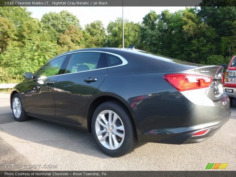 Nightfall Gray Metallic / Jet Black 2016 Chevrolet Malibu LT