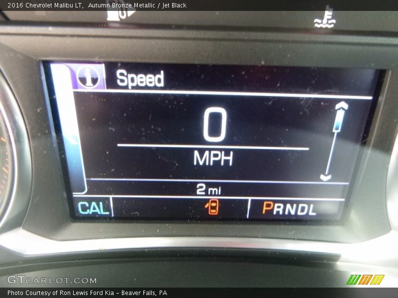 Autumn Bronze Metallic / Jet Black 2016 Chevrolet Malibu LT