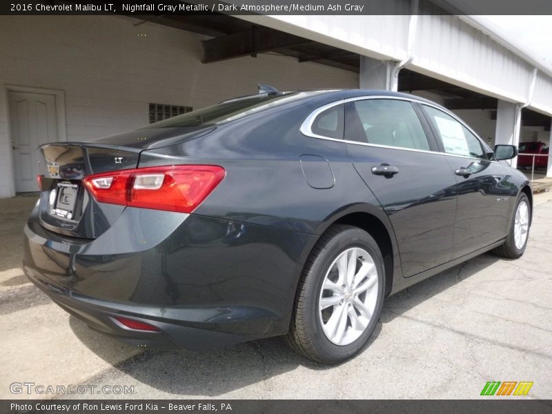 Nightfall Gray Metallic / Dark Atmosphere/Medium Ash Gray 2016 Chevrolet Malibu LT
