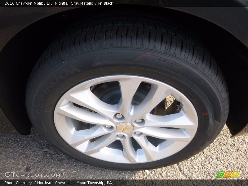 Nightfall Gray Metallic / Jet Black 2016 Chevrolet Malibu LT