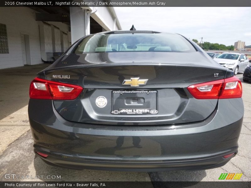 Nightfall Gray Metallic / Dark Atmosphere/Medium Ash Gray 2016 Chevrolet Malibu LT