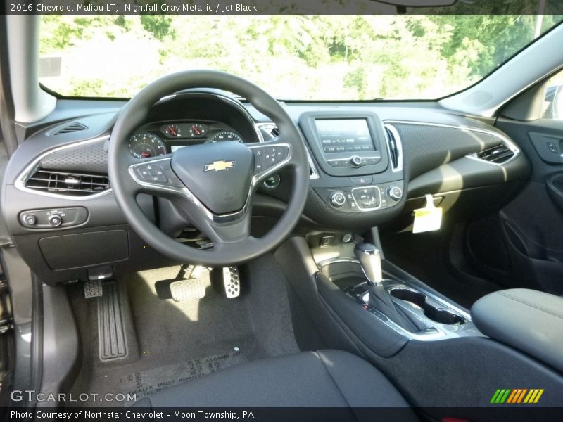 Nightfall Gray Metallic / Jet Black 2016 Chevrolet Malibu LT