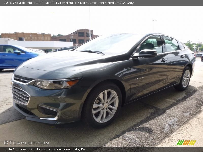 Nightfall Gray Metallic / Dark Atmosphere/Medium Ash Gray 2016 Chevrolet Malibu LT