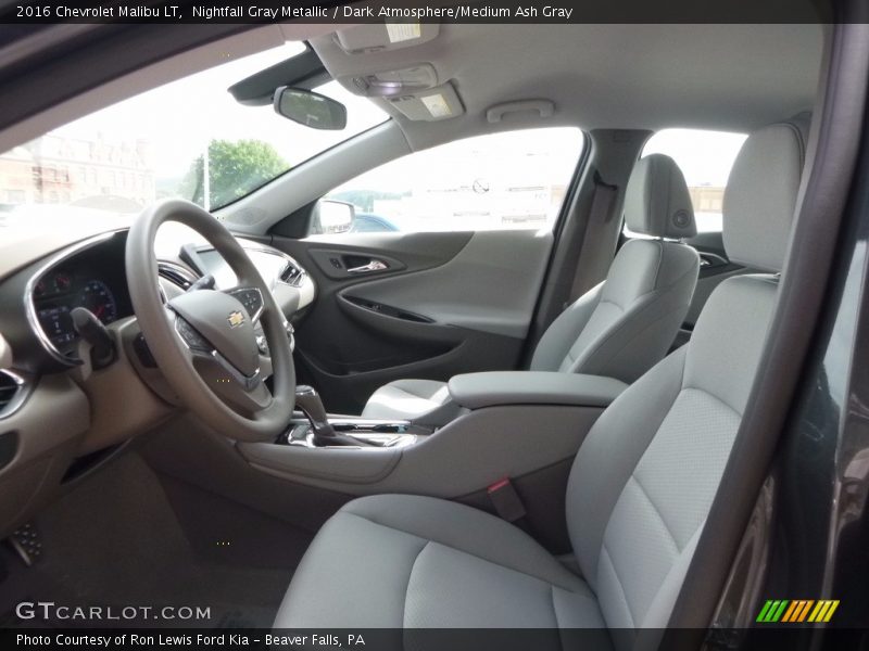 Nightfall Gray Metallic / Dark Atmosphere/Medium Ash Gray 2016 Chevrolet Malibu LT