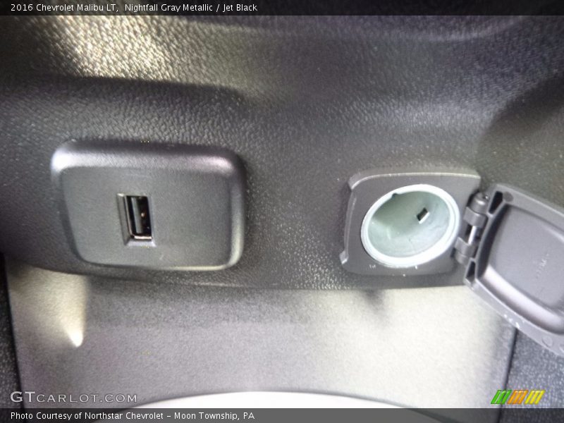 Nightfall Gray Metallic / Jet Black 2016 Chevrolet Malibu LT