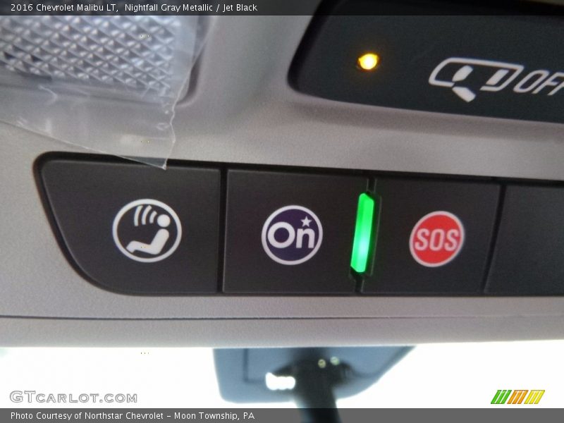 Nightfall Gray Metallic / Jet Black 2016 Chevrolet Malibu LT