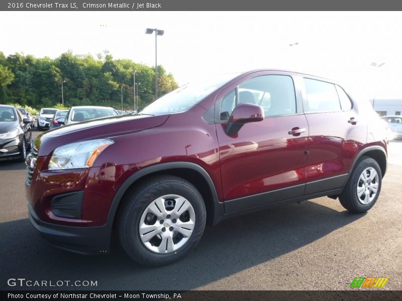 Crimson Metallic / Jet Black 2016 Chevrolet Trax LS