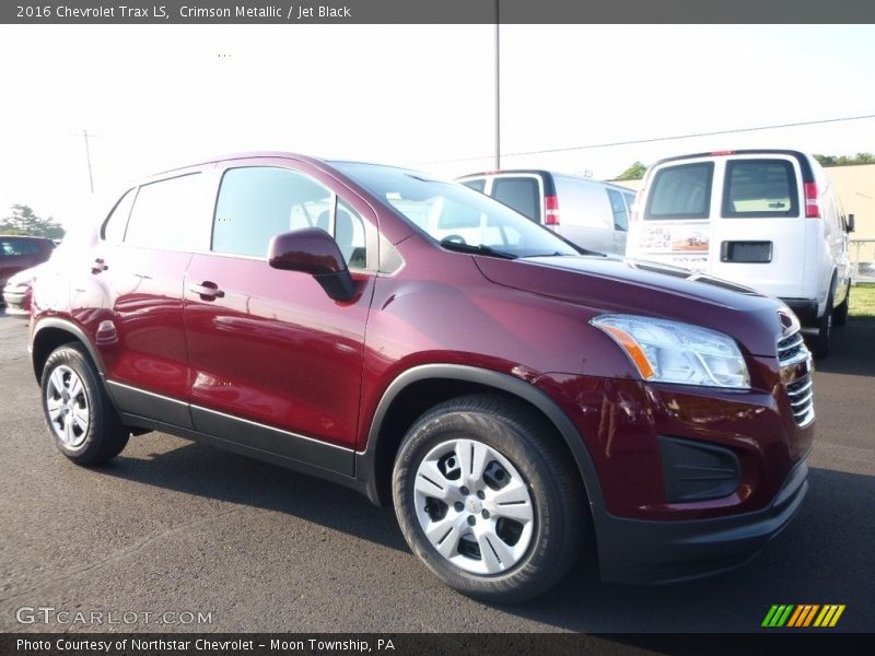 Crimson Metallic / Jet Black 2016 Chevrolet Trax LS