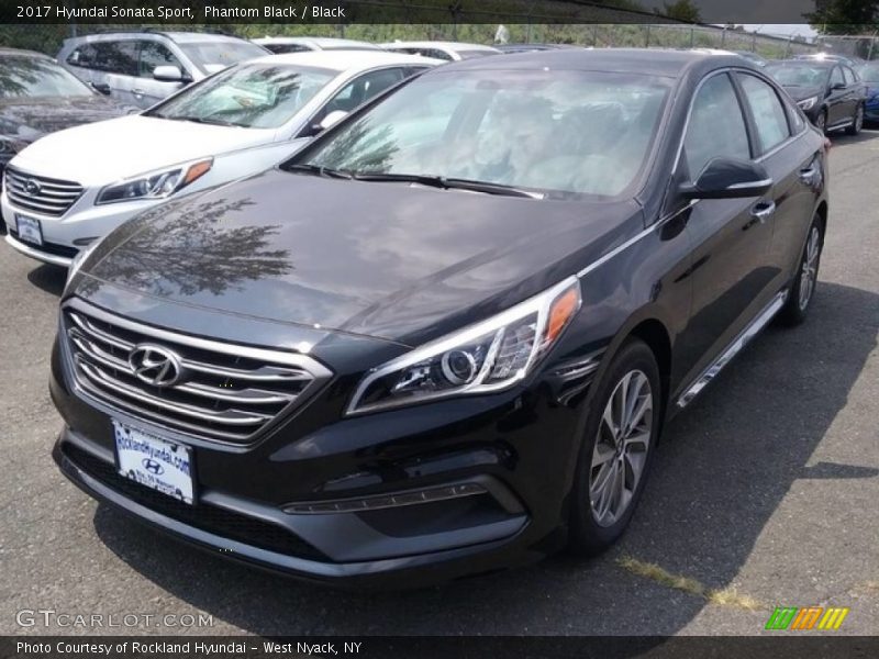 Phantom Black / Black 2017 Hyundai Sonata Sport