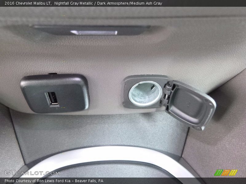Nightfall Gray Metallic / Dark Atmosphere/Medium Ash Gray 2016 Chevrolet Malibu LT