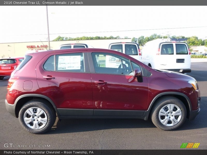 Crimson Metallic / Jet Black 2016 Chevrolet Trax LS