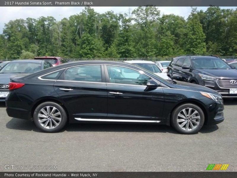 Phantom Black / Black 2017 Hyundai Sonata Sport