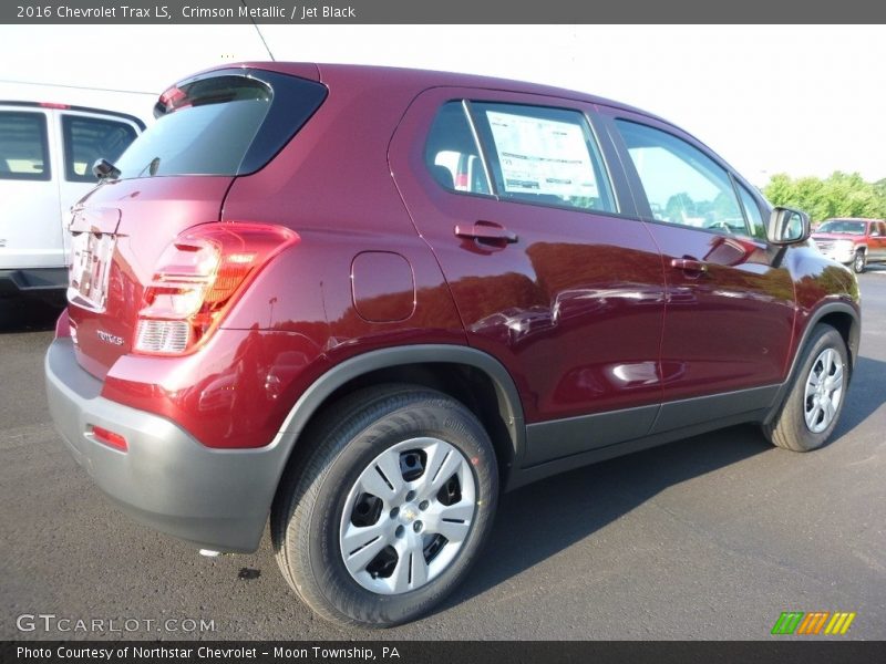 Crimson Metallic / Jet Black 2016 Chevrolet Trax LS