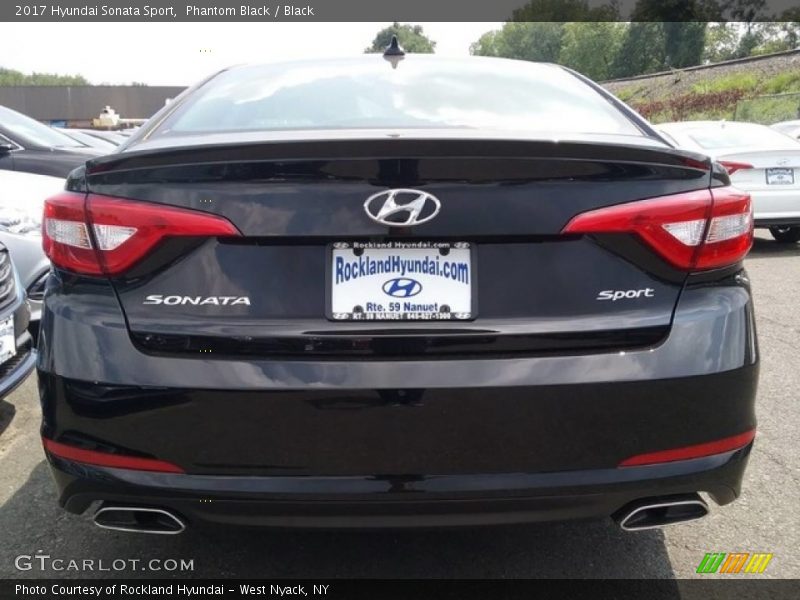 Phantom Black / Black 2017 Hyundai Sonata Sport