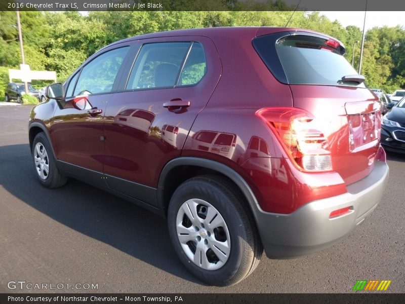 Crimson Metallic / Jet Black 2016 Chevrolet Trax LS