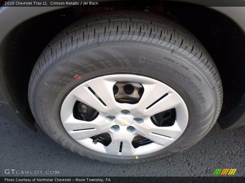 Crimson Metallic / Jet Black 2016 Chevrolet Trax LS