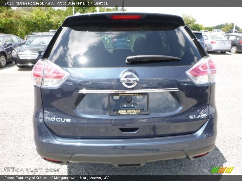 Arctic Blue Metallic / Charcoal 2016 Nissan Rogue SL AWD