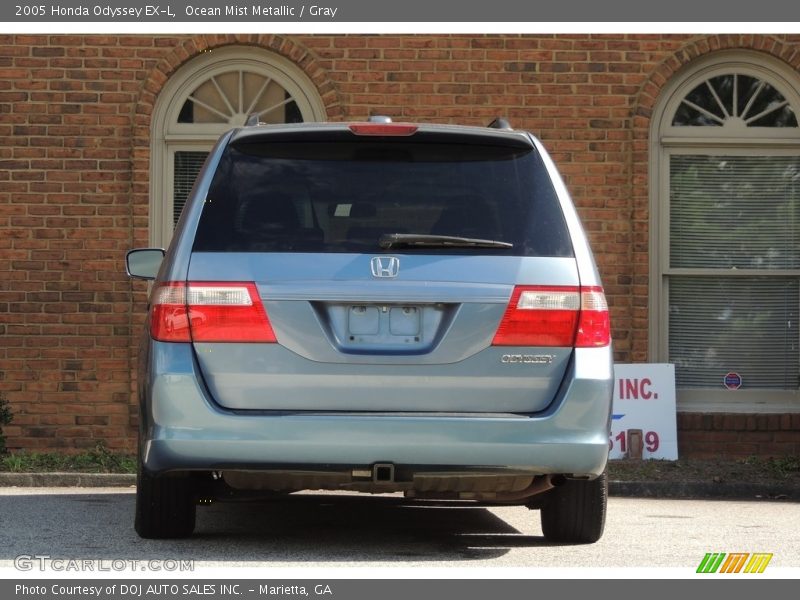 Ocean Mist Metallic / Gray 2005 Honda Odyssey EX-L