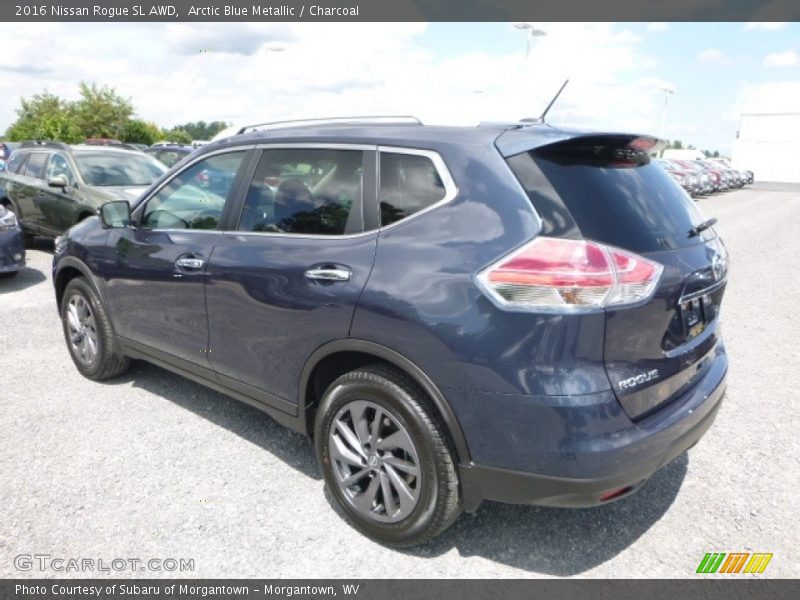 Arctic Blue Metallic / Charcoal 2016 Nissan Rogue SL AWD
