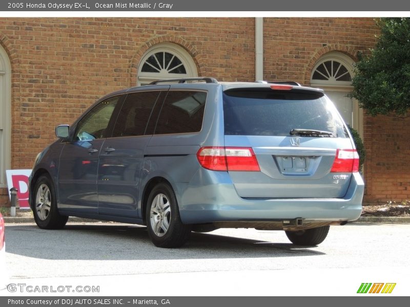 Ocean Mist Metallic / Gray 2005 Honda Odyssey EX-L