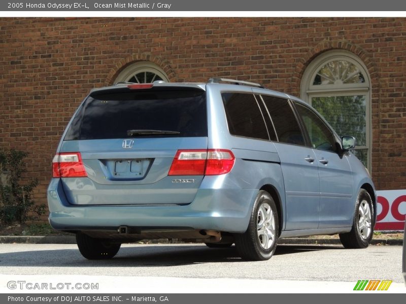 Ocean Mist Metallic / Gray 2005 Honda Odyssey EX-L