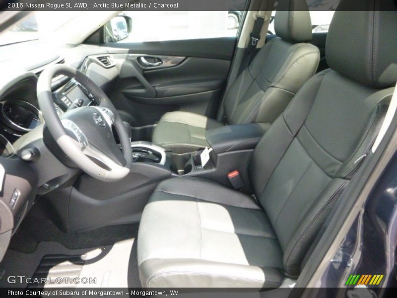 Arctic Blue Metallic / Charcoal 2016 Nissan Rogue SL AWD