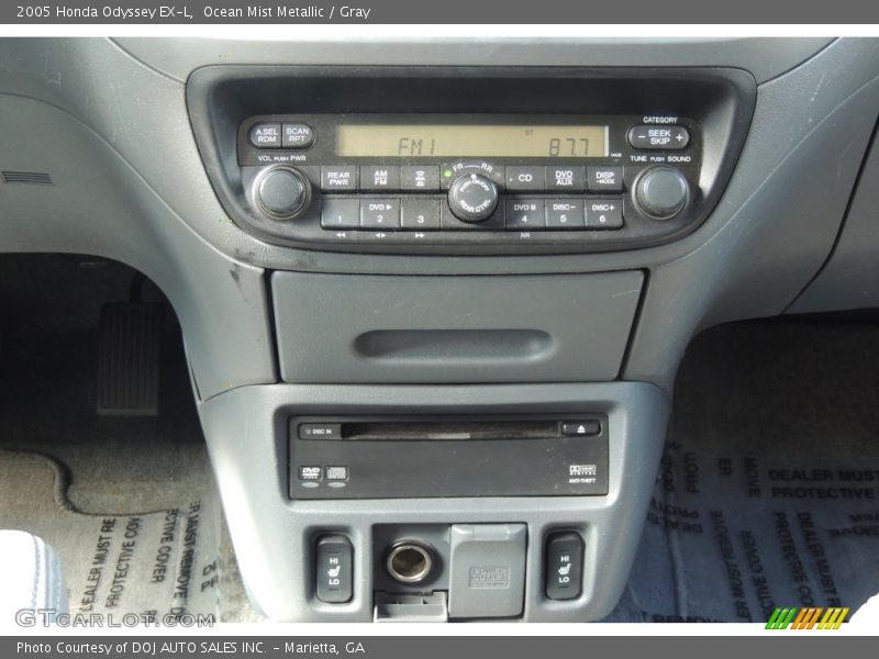 Ocean Mist Metallic / Gray 2005 Honda Odyssey EX-L