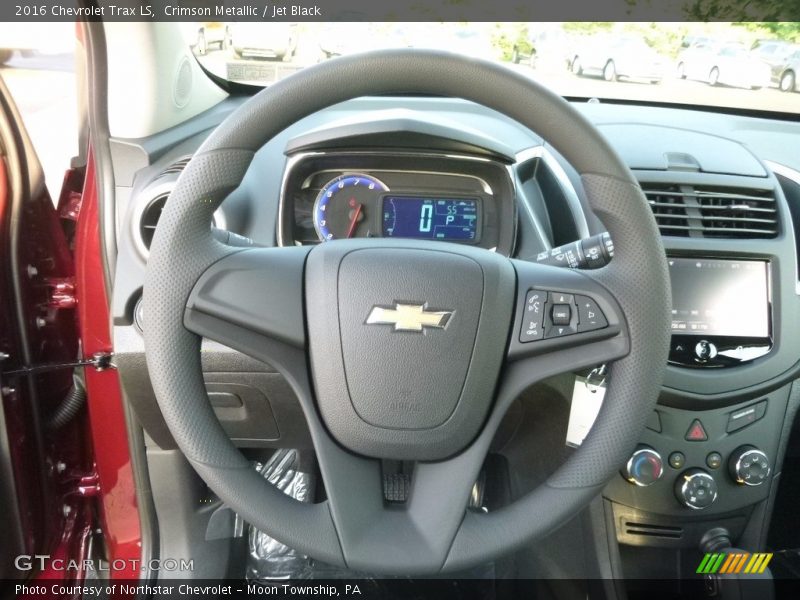 Crimson Metallic / Jet Black 2016 Chevrolet Trax LS