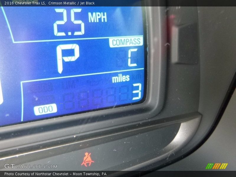 Crimson Metallic / Jet Black 2016 Chevrolet Trax LS
