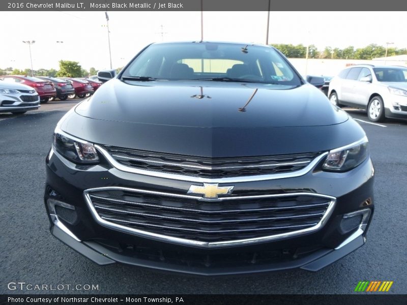 Mosaic Black Metallic / Jet Black 2016 Chevrolet Malibu LT