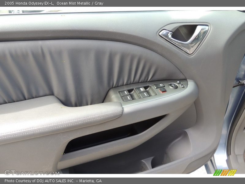 Ocean Mist Metallic / Gray 2005 Honda Odyssey EX-L