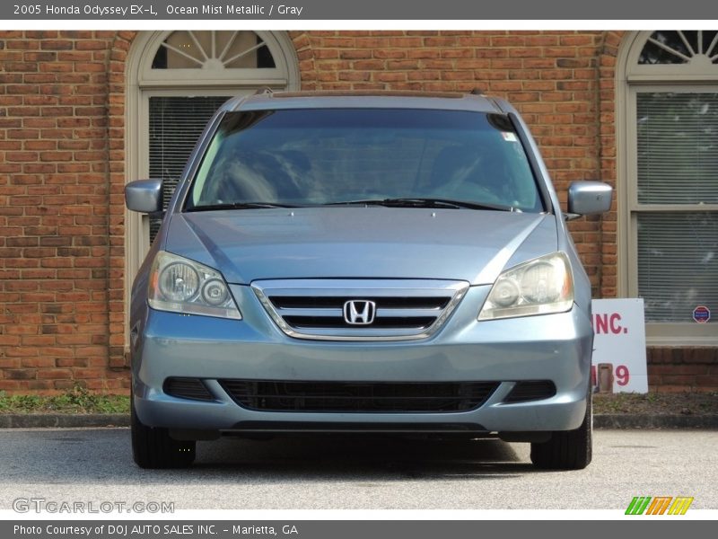 Ocean Mist Metallic / Gray 2005 Honda Odyssey EX-L