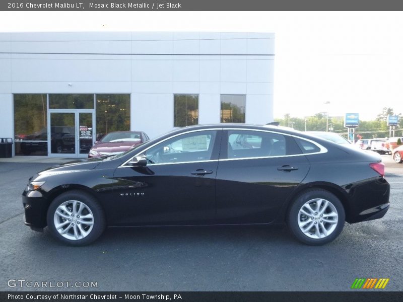 Mosaic Black Metallic / Jet Black 2016 Chevrolet Malibu LT