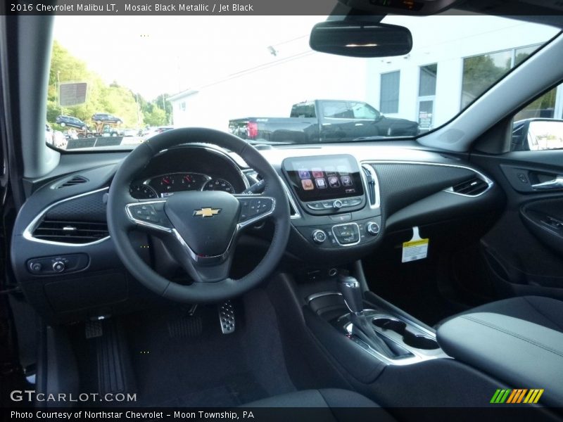 Mosaic Black Metallic / Jet Black 2016 Chevrolet Malibu LT