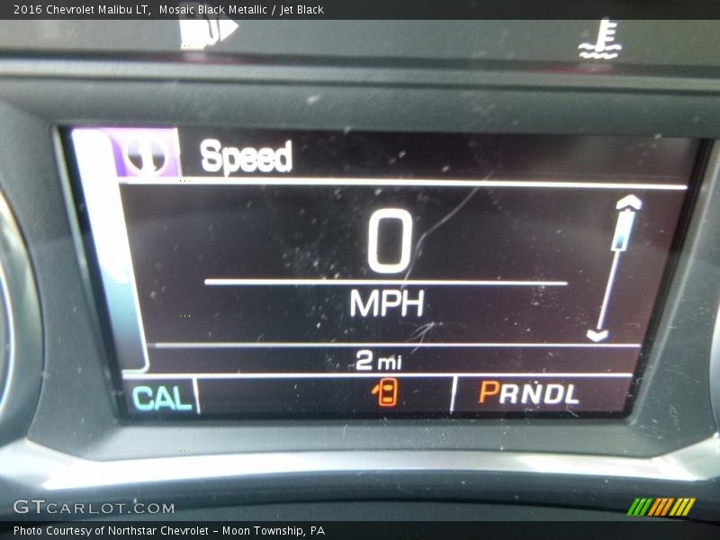 Mosaic Black Metallic / Jet Black 2016 Chevrolet Malibu LT