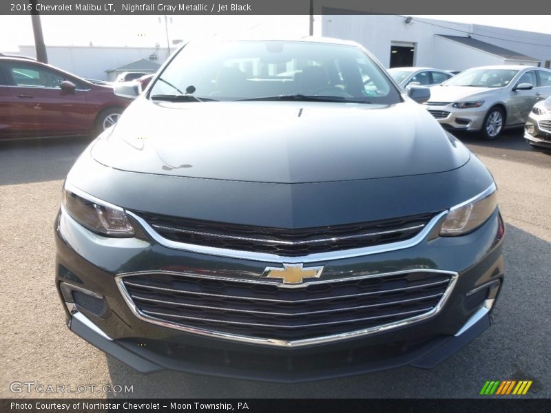 Nightfall Gray Metallic / Jet Black 2016 Chevrolet Malibu LT