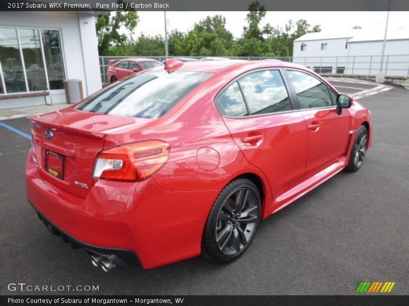 Pure Red / Carbon Black 2017 Subaru WRX Premium