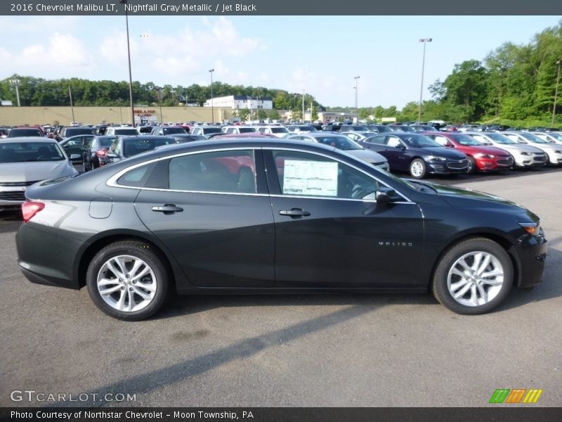Nightfall Gray Metallic / Jet Black 2016 Chevrolet Malibu LT