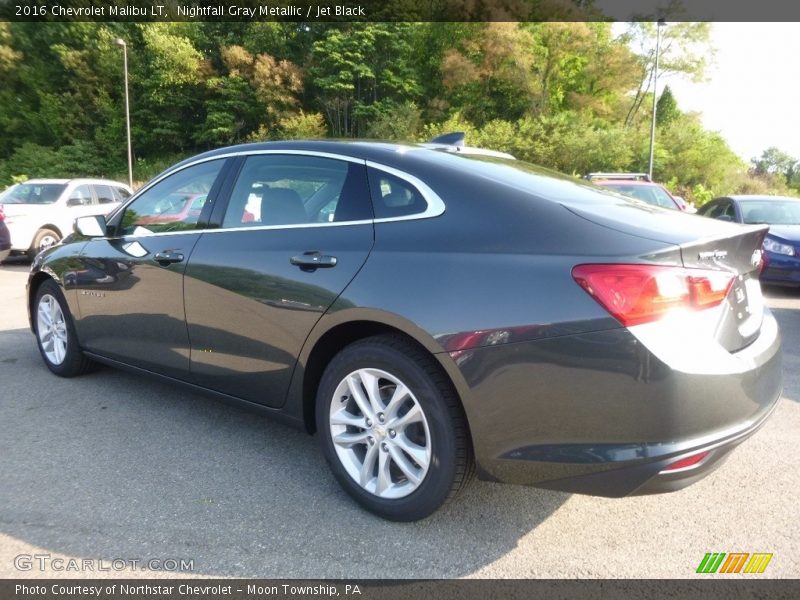 Nightfall Gray Metallic / Jet Black 2016 Chevrolet Malibu LT