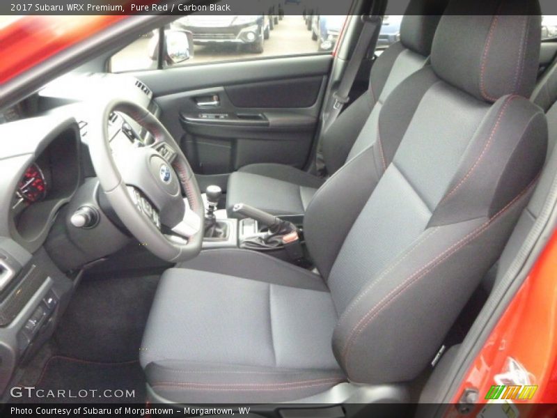  2017 WRX Premium Carbon Black Interior