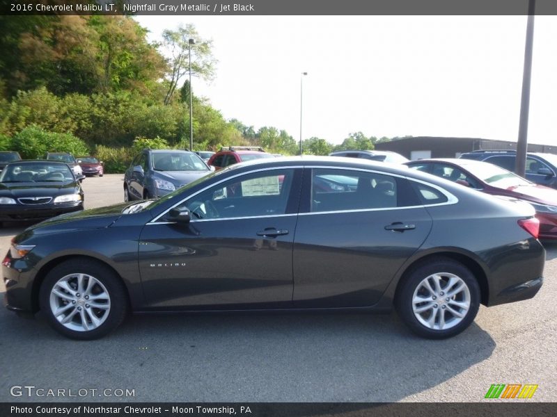 Nightfall Gray Metallic / Jet Black 2016 Chevrolet Malibu LT